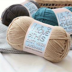 Soft Textured Crochet Yarn for DIY Arts Crafts