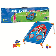 Cornhole Bag Toss Game 6 Bags & 3 Balls Easy Storage