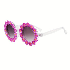 Vintage Daisy Sunglasses for Women, UV Protection Eyewear