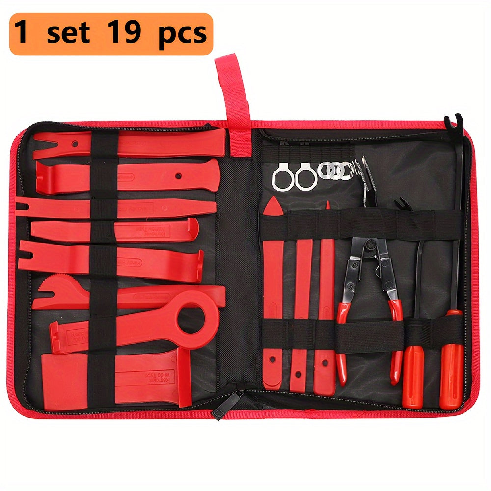Car Audio Interior Disassembly Tools Set, 19pcs - Car Repair & Modification Kit