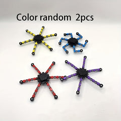 2pcs Fingertip Mechanical Gyroscope Transforming Mecha Toy