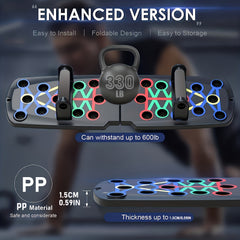 Multifunctional Folding Push up Board for Home and Gym Workouts