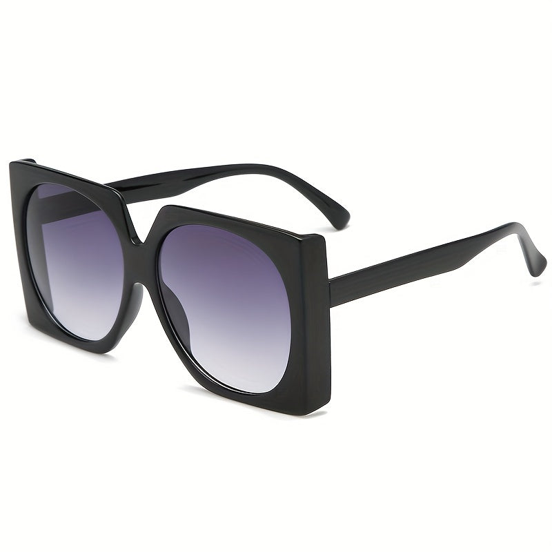 Large Frame Sunglasses Square Round Jelly PC Sun Glasses For Party