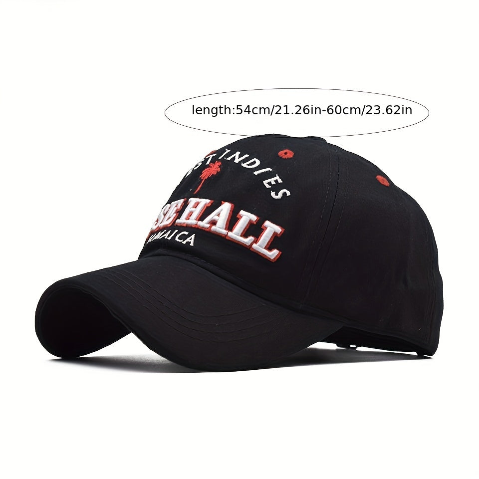 Coconut Tree Embroidery Baseball Cap Vintage Unisex Cotton Dad Hats