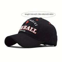 Coconut Tree Embroidery Baseball Cap Vintage Unisex Cotton Dad Hats