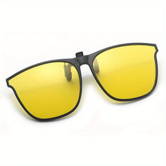 Polarized Clip on Sunglasses TR90 Frame Flip Up Sun Protection Men