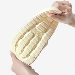 Women's Solid Slides Soft Sole Lightweight Shower Bathroom Shoes