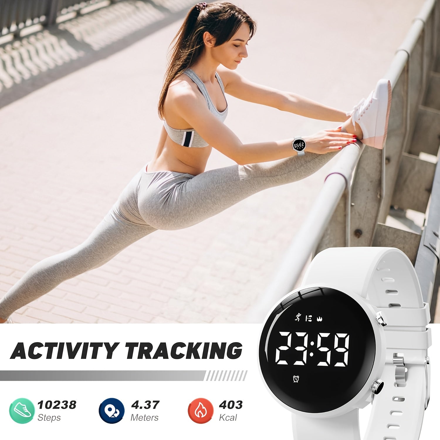 Waterproof Digital Sports Watch for Outdoor Activities