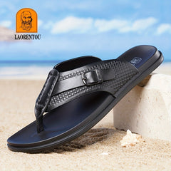 LAORENTOU Men's Flip Flops Lightweight Non Slip Thong Sandals
