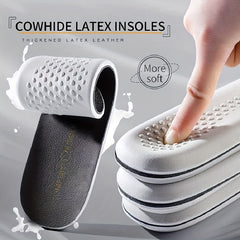 Latex Elastic Orthopedic Insoles for Running Sneakers