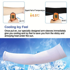 UV Protection Cooling Arm Sleeves for Outdoor Activities