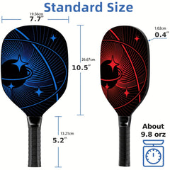 1pc Pickleball Paddles Set with 4 Wooden Paddles, 4 Balls, 4 Cooling Towels, Bag