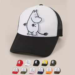 Mesh Breathable Peaked Cap Hip Hop Hat Sun Protection High Top