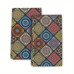 Polyester Modern Soft Dish Cloths Microfiber Kitchen Towels Set Hand Towels