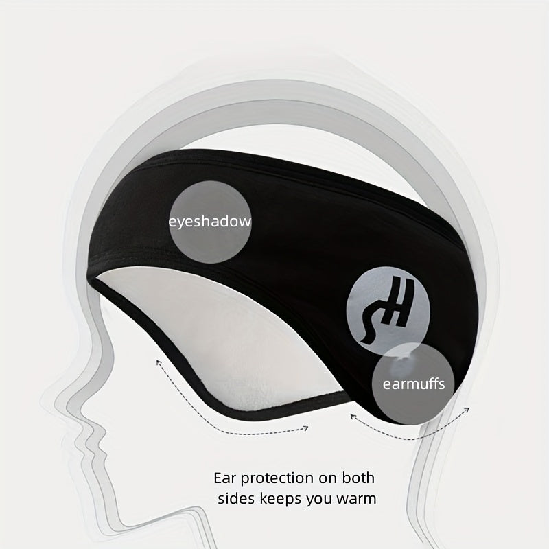 Winter Sleep Earmuffs Men Women Eye Mask Two in One