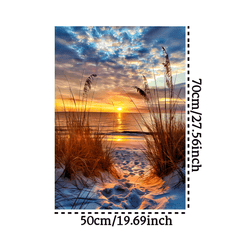 1000pcs Beach Sunset Jigsaw Puzzle Challenging DIY Brain Teaser