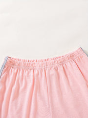 4pcs Girls' Active Shorts Athletic Fit Dry Fit Dolphin Gym Shorts Set