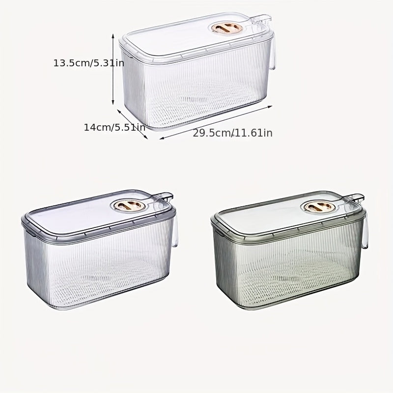 Stackable Food Preservation Box for Refrigerators
