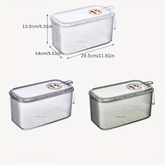 Stackable Food Preservation Box for Refrigerators
