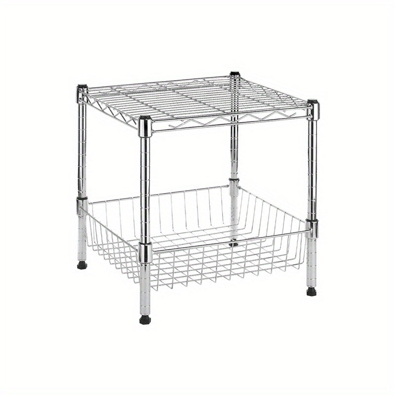 Home Storage Shelves 1 Tier 2 Tiers Countertop And Under The Sink Storage Rack