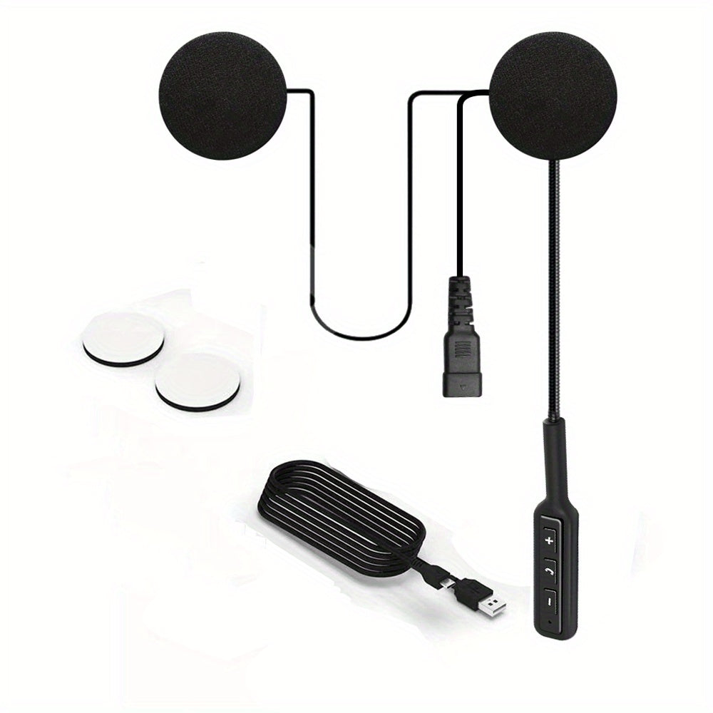 BT5.0 Moto Helmet Headset - Handsfree Calls & Music