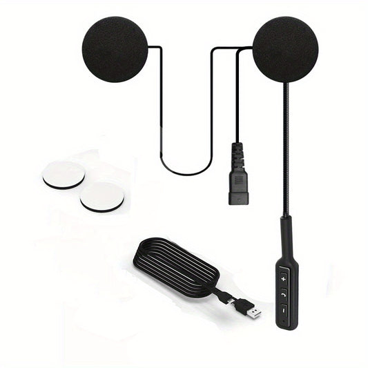 BT5.0 Moto Helmet Headset - Handsfree Calls & Music