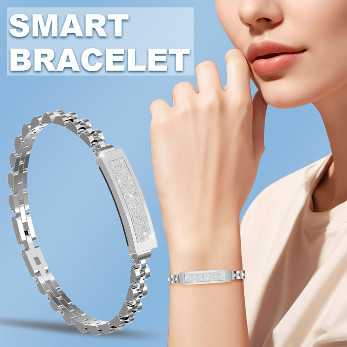 LIGE Smart Bracelet Square Watch Step Counting Alarm Clock Remote Camera