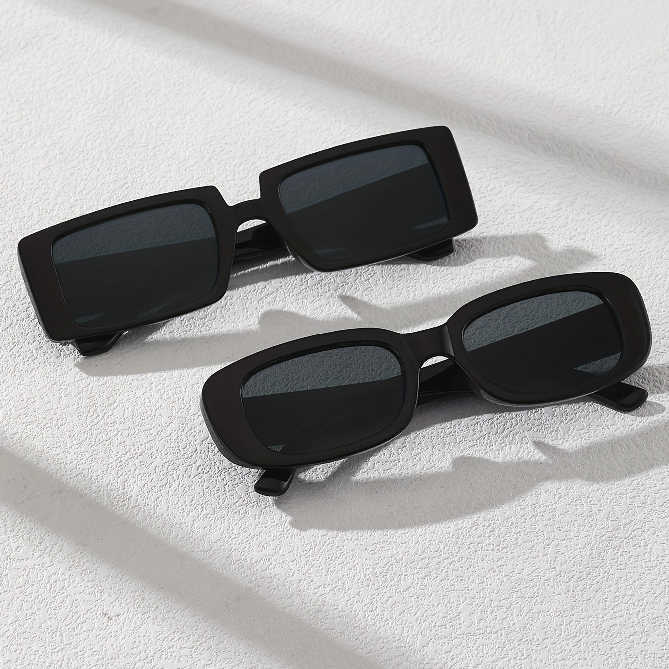 2pcs Men's Small Frame Sports Sunglasses UV Protection