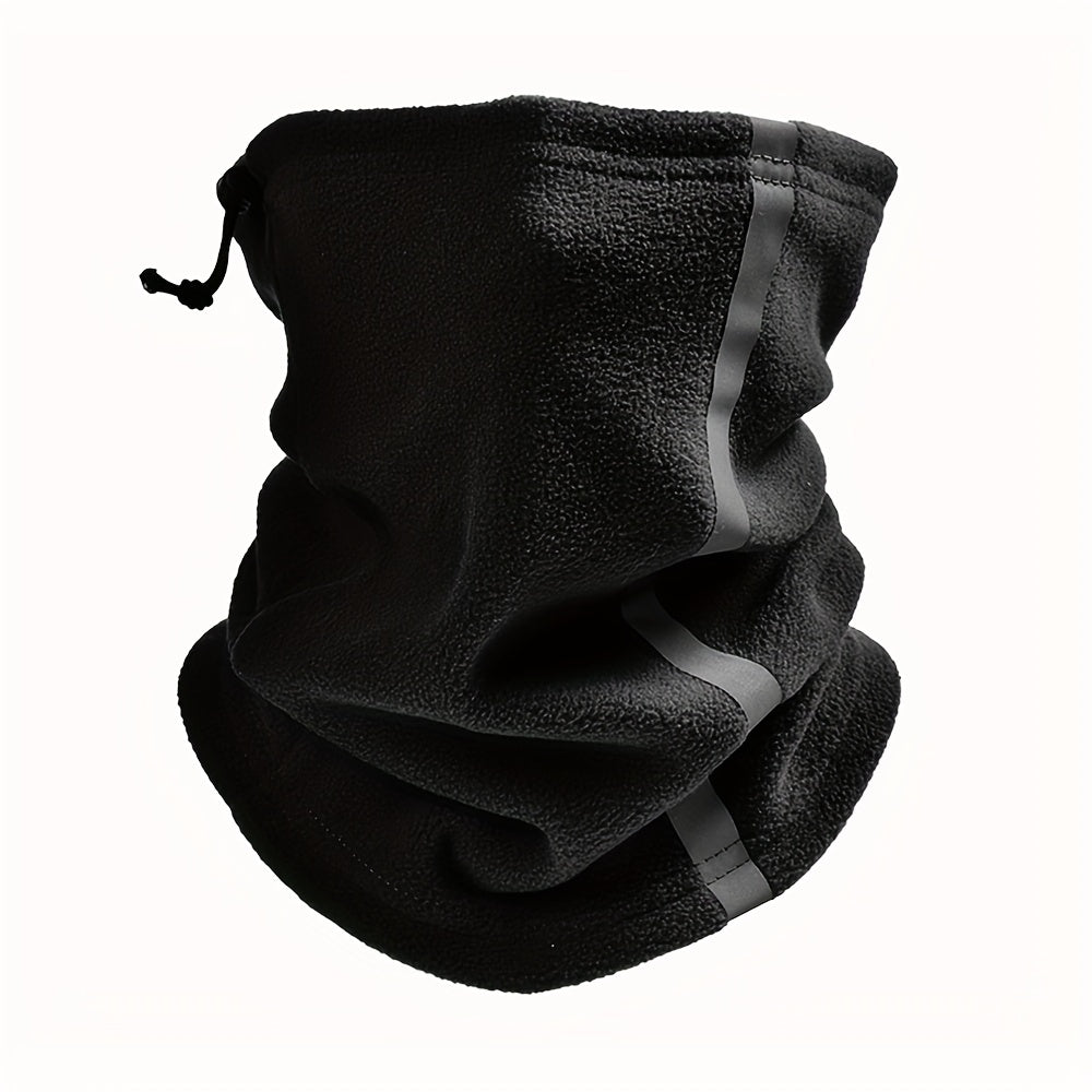 Winter Windproof Neck Gaiter Reflective Stripe Outdoor
