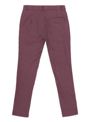 Men's Striped Slim Fit Suit Pants