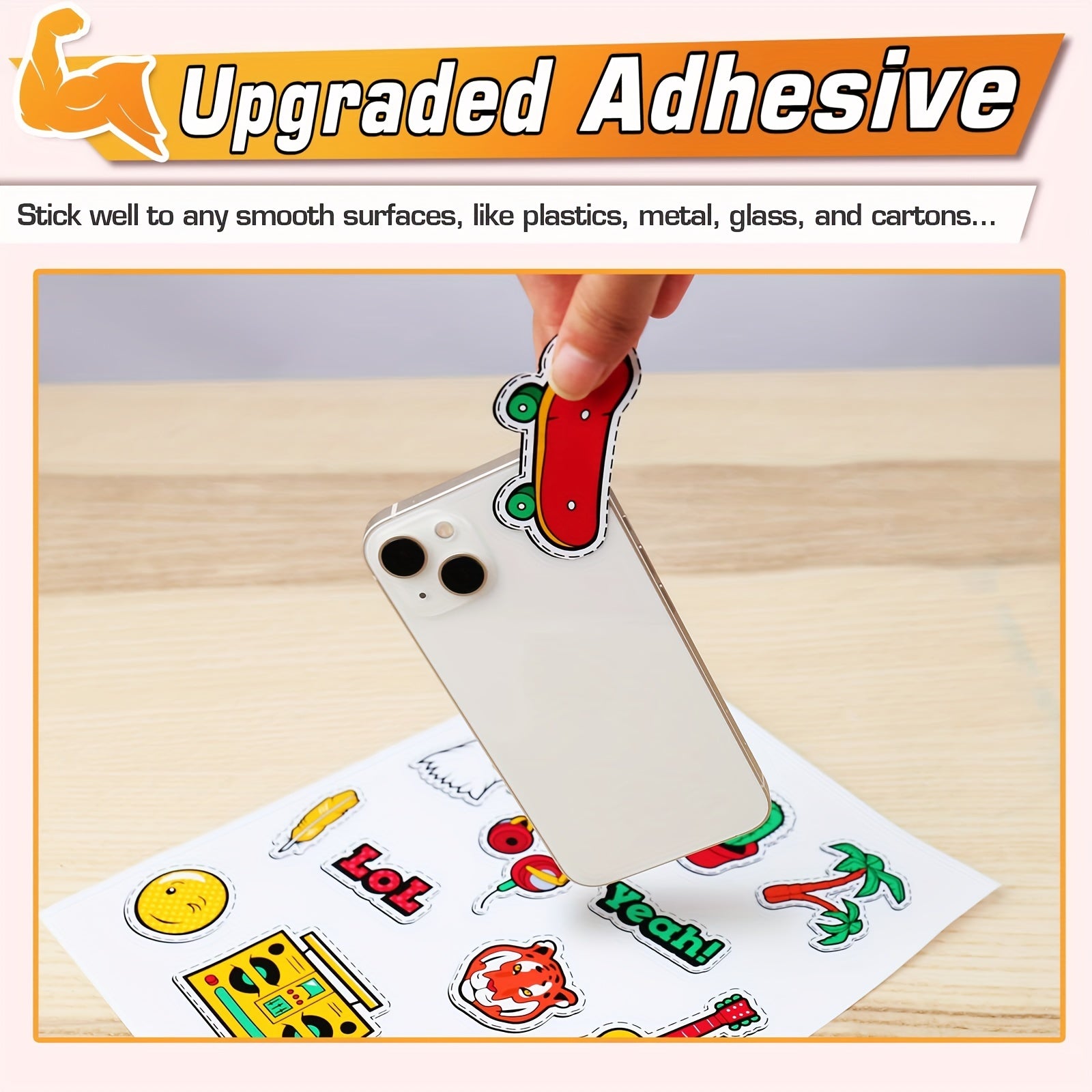 Koala Glossy Sticker Paper 8.5x11 Inch 50 Sheets