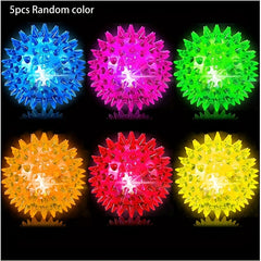 LED Flashing Spiky Sensory Stress Ball - Glow in the Dark - School Rewards