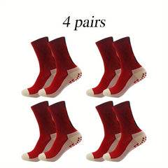 4 Pairs Camo Football Socks Non-Slip Soccer Socks