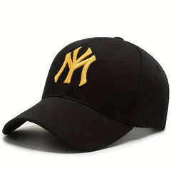 Embroidery Unisex Baseball Cap Solid Hip Hop Dad Hats Casual Adjustable Sun Hats