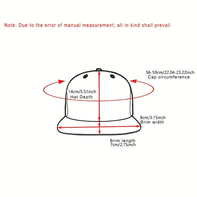 Unisex Adjustable Breathable Baseball Cap with Embroidery