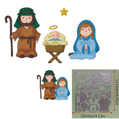 Shepherd Prayer Metal Cutting Dies for Scrapbooking DIY