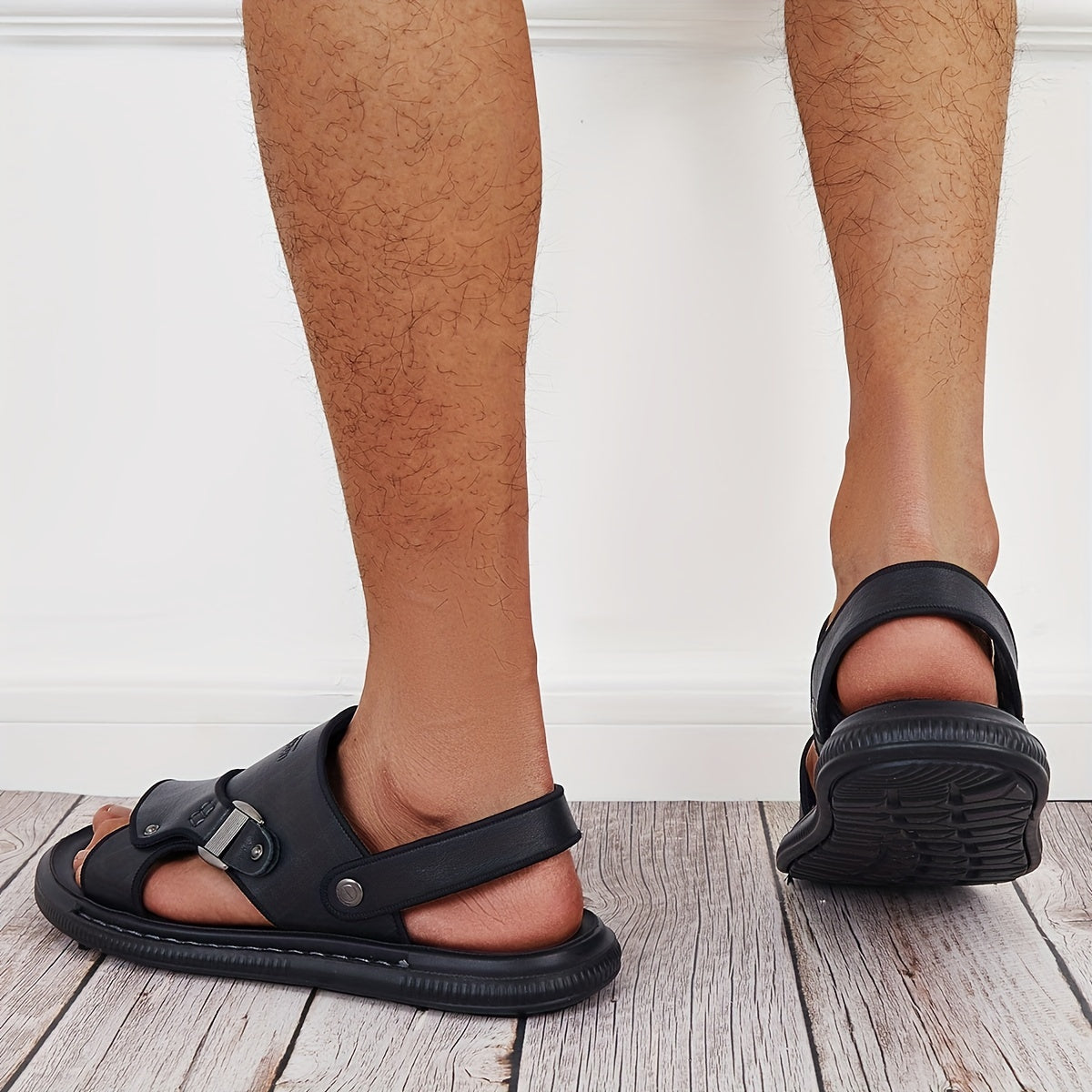 Men's Open Toe Strap Sandals Outdoor Beach Essentials