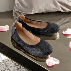 Girls' Shimmering Ballet Pumps Comfortable Flats