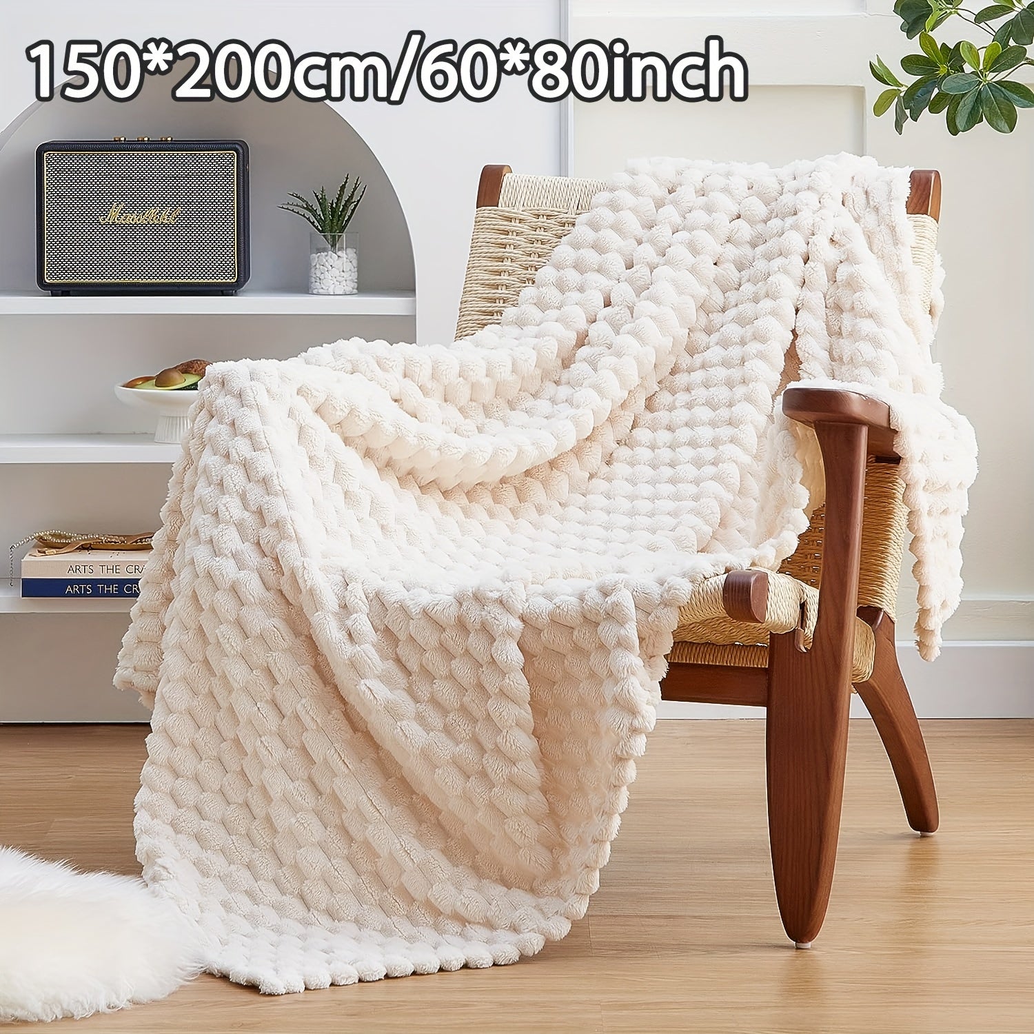 Soft Plush Blanket Yoga Mat Towel Non-slip for Indoor Sports Fitness
