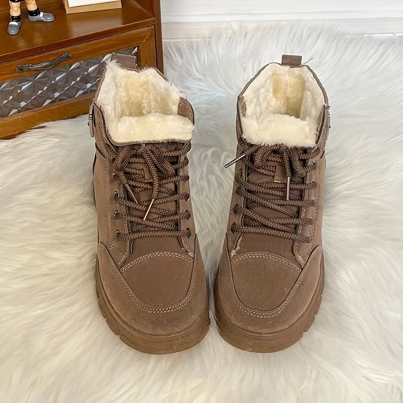 Thickened Medium Tube Snow Boots Warm Sneakers Women's Footwear