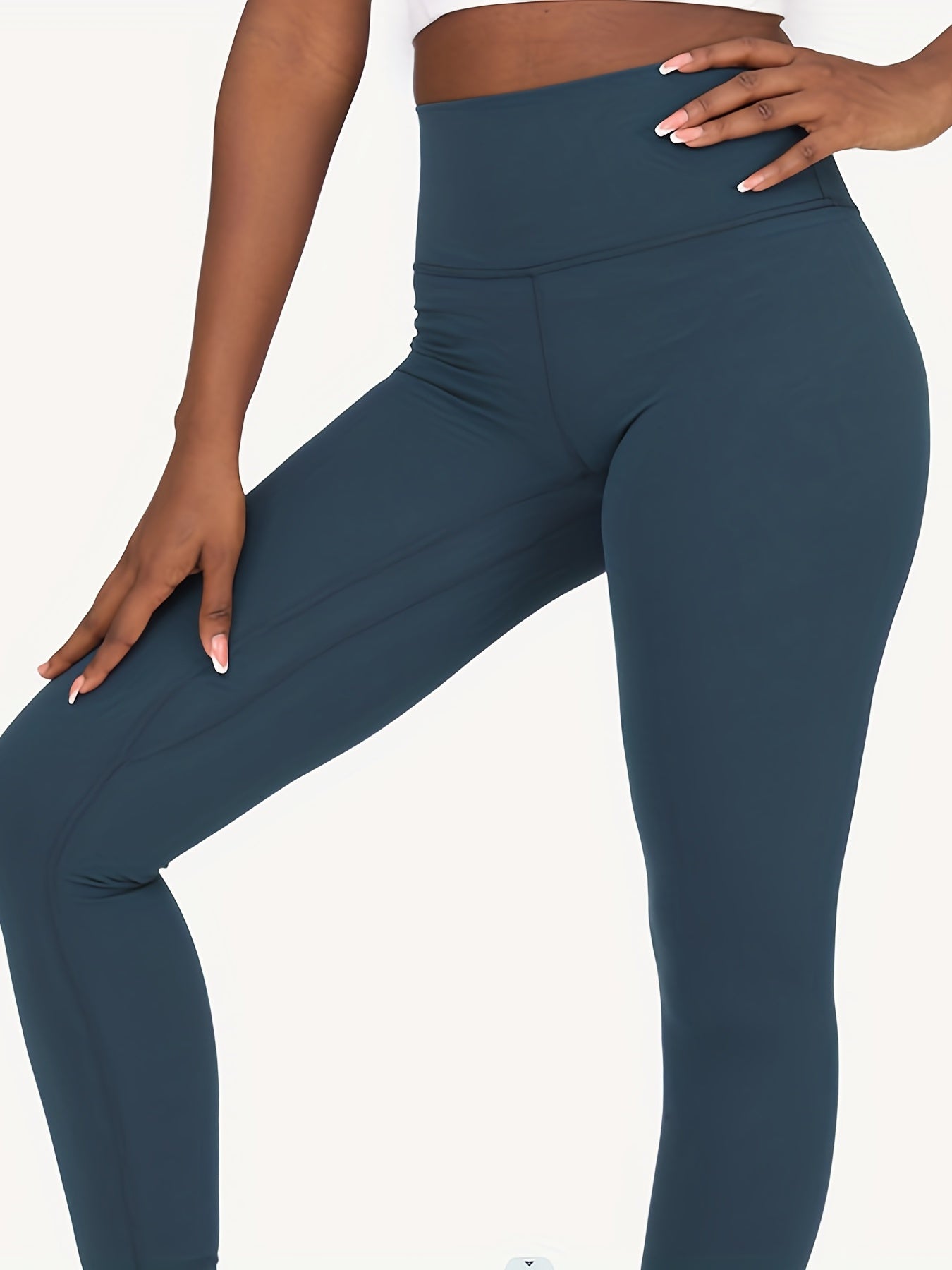 High Waist Yoga Leggings Slim Fit Butt Lifting Sports Tights Women's Activewear