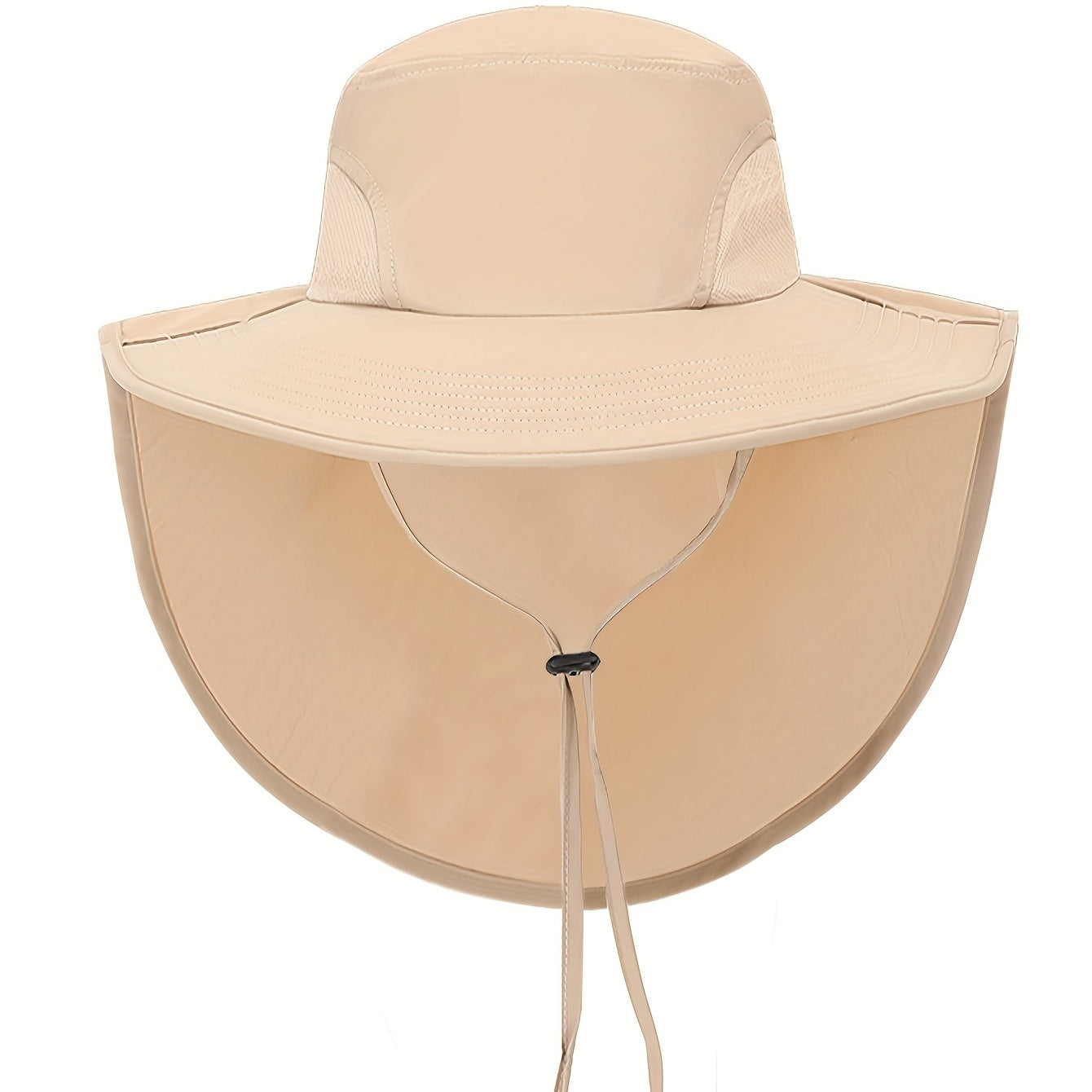 Sunshade Men's Bucket Hat with Face Covering for Fishing