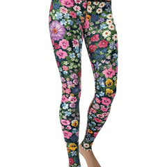 Floral Seamless Fitness Pants High Elastic Yoga Leggings