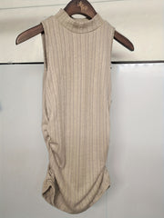 Sleeveless Mock Neck Tank Top for Women