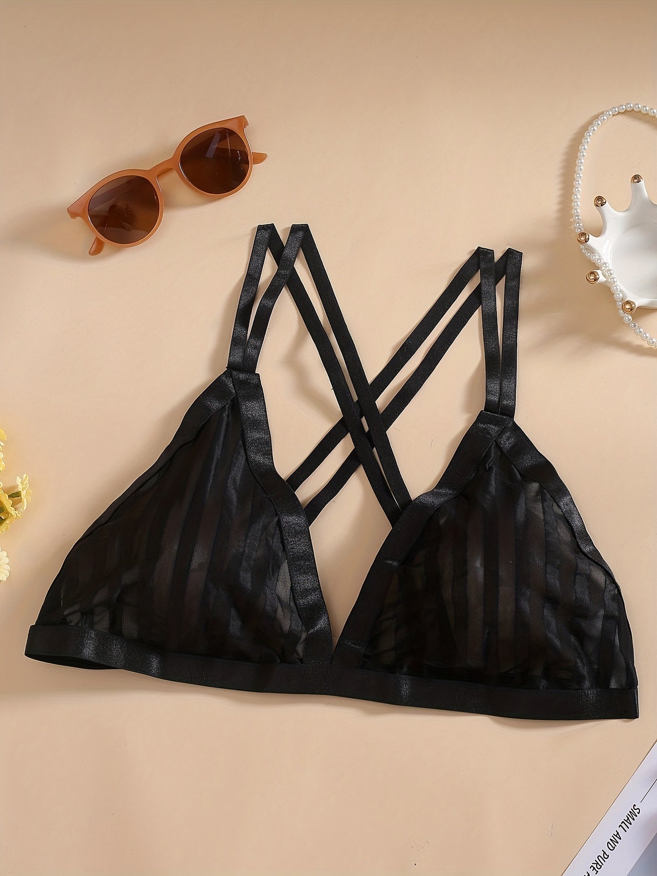 Mesh Sheer Lingerie Set