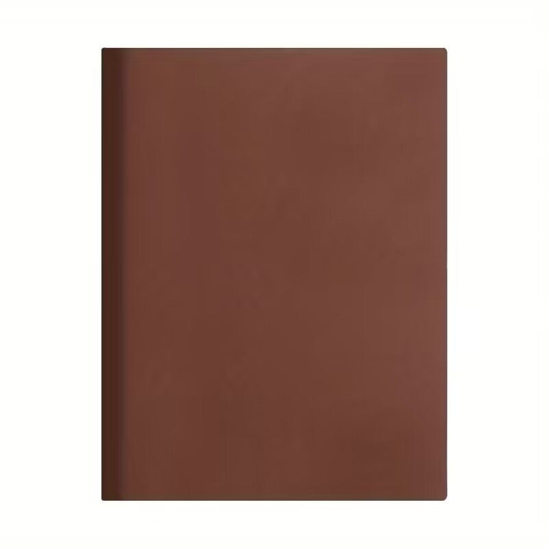 1pc A4 Faux Leather Notebook Large Meeting Notebook Thick Diary and Planner
