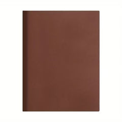 1pc A4 Faux Leather Notebook Large Meeting Notebook Thick Diary and Planner