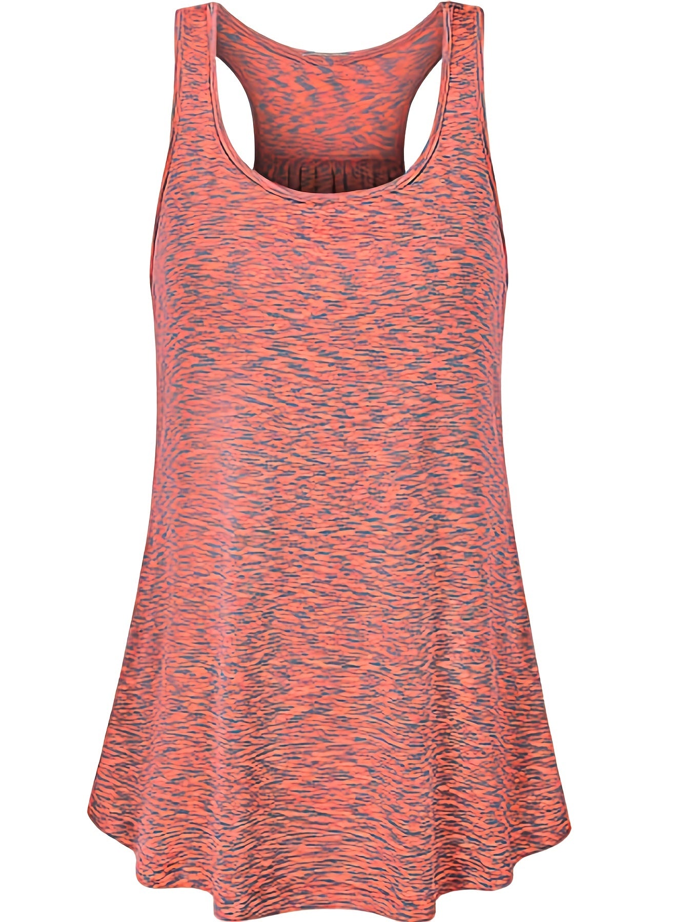 Solid Wide Strap Tank Tops Women's Plus Round Neck Basic Tank Tops