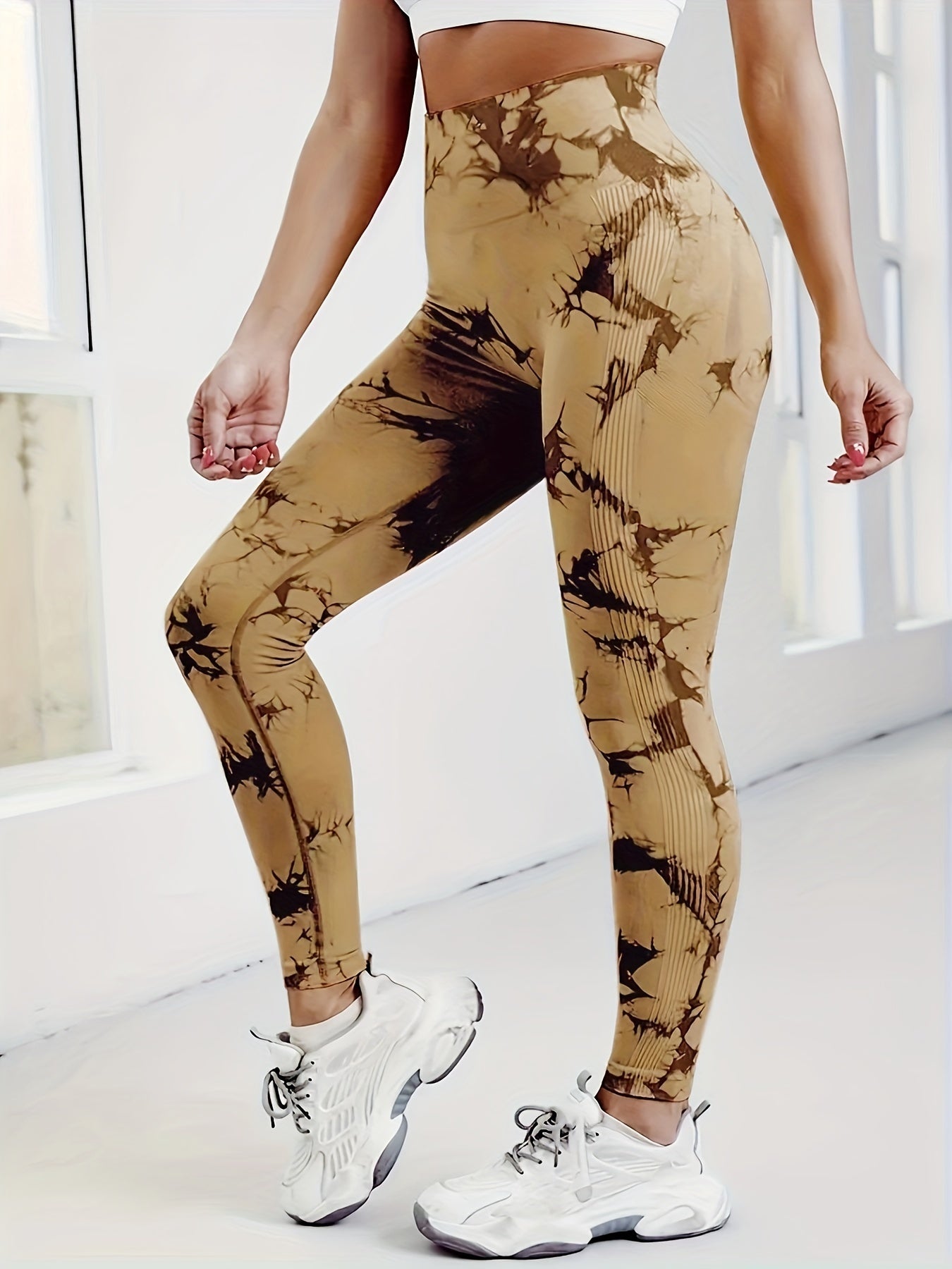 Tie Dye High Waisted Yoga Pants Women's Activewear