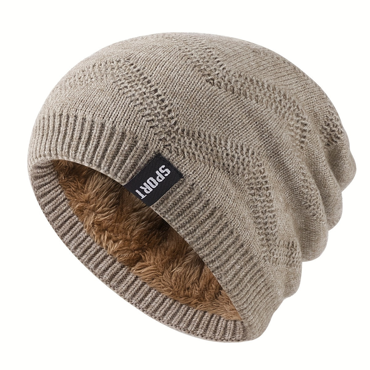 Warm Velvet Beanie Hat for Winter Outdoor Activities